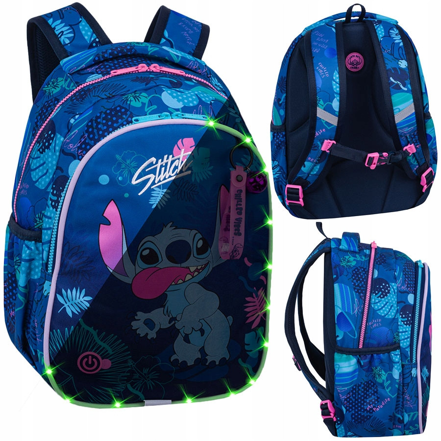 Školný batoh Disney Core Jimmy s LED pásom Stitch - COOLPACK